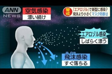 「エアロゾル」で新型に感染？超特大の宴会で拡大か(20/02/10)