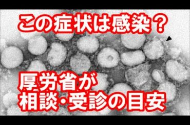 【国内反応】こんな症状の人「新型コロナウイルス」に感染してるかも？厚生労働省が相談・受診の目安【日本~その小さき巨人】