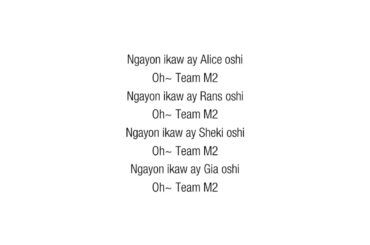 AKB48 Team B - Team B oshi (Filipino cover)