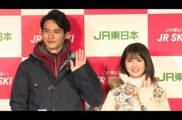 浜辺美波＆岡田健史、「ＪＲ ＳＫＩＳＫＩ」キャラクターに