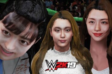 沢尻エリカ参戦 女子プロレス vs 橋本環奈・石原さとみ WWE 2K19 CAW Female