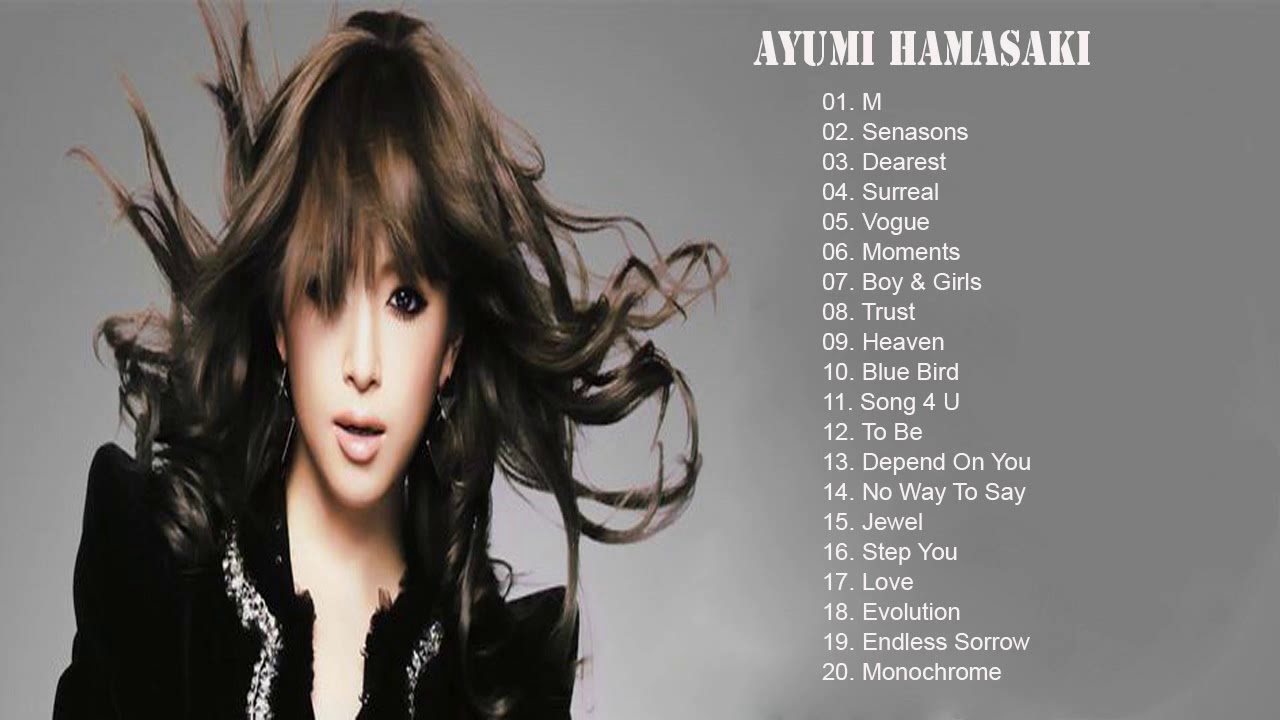 Ayumi Hamasaki Best Song 浜崎あゆみ 名曲 人気曲 ヒット曲メドレー 連続再生 Yayafa