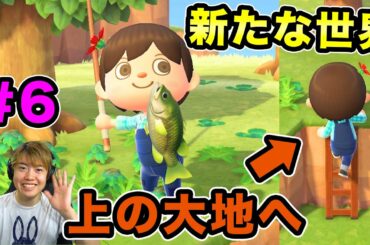 【あつまれどうぶつの森】はしごができた！新たな世界、上の大地へいざ出発#6