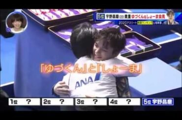 2020 04 20 S☆1 Athlete Search Ranking (Yuzu and Shoma)