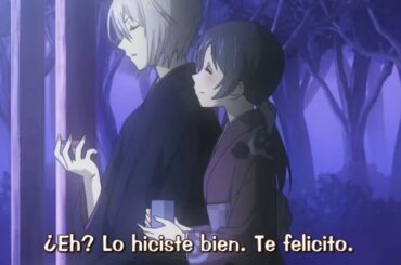 El beso de Nanami y Tomoe.. Final del capítulo 13 , Kamisama hajimemashita