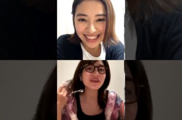 川口春奈 岡本あずさ インスタライブ 2020.05.22