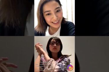 川口春奈 岡本あずさ インスタライブ 2020-05-22 Instagram Live 時間で終了