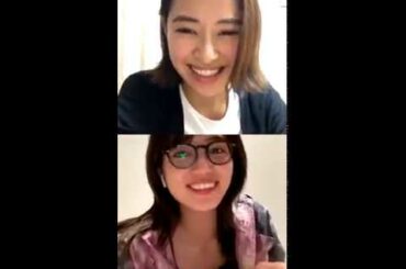 川口春奈 & 岡本あずさ インスタライブ① 2020年5月22日