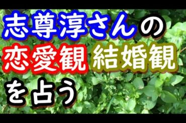 【占い】俳優　志尊淳さんの恋愛観、結婚観を占う