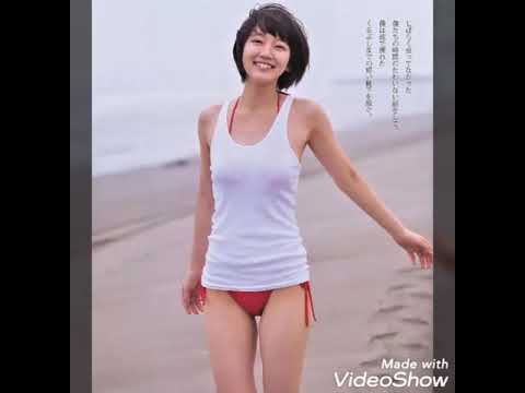 吉岡里帆 赤い水着 Yayafa