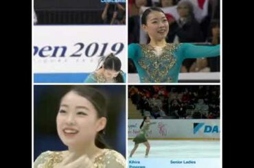 紀平梨花　Rika KIHIRA 2019-20FS "International angel of peace"比較動画