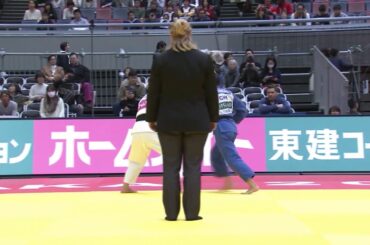 柔道GS2018 女子48Kg級 2回戦 近藤亜美 vs バルガスレイ