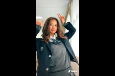 美形JK　スマブラ風参戦動画つくってみました　上戸彩似　かわいい女の子【tiktok】