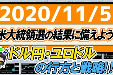 【FX生相場分析】米大統領選の結果に備えよう！ドル円・ユロドルの行方と戦略の立て方とは？