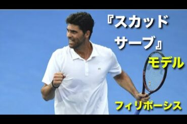 【テニス】『スカッドサーブ』のモデル！！高速サーバー、マーク・フィリポーシス【サーブ】tennis big serve