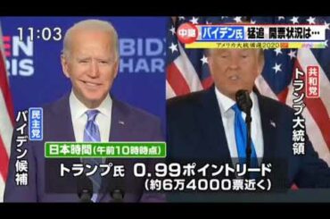 ひるおび！[字]【激戦】アメリカ大統領選の決着は▽崖っぷちトランプ氏“次の一手” 2020年11月6日