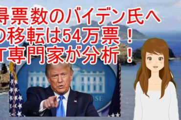 11月15日速報 米大統領選挙 集計ソフトの不正の証拠