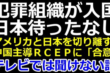 11月から治安悪化へ！アメリカ大統領選不正で混乱する中で菅政権は中国主導ＲＣＥＰに合意でトランプ政権と真逆へ舵切った！日本人が今できるＲＣＥＰ離脱に著名の方法を紹介！