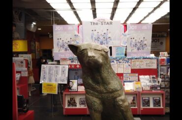 JO1の人気が凄い【渋谷タワレコ】　ファーストアルバム『The STAR』/JO1サイン展示/メンバーパネル/ジェイオーワン/人と熱気が凄かった・・・/カッコいい