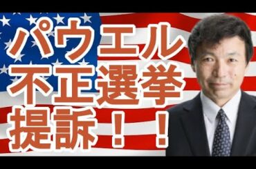 【及川幸久】[アメリカ大統領選]パウエル氏が不正選挙でついに提訴！！！！