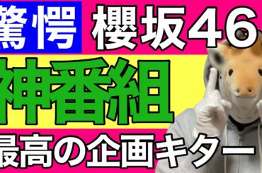 【櫻坂46】驚愕の神番組キターーー！！！