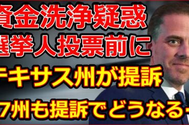 大統領選挙の選挙人投票日直前にハンターバイデンが資金洗浄疑惑で大爆笑