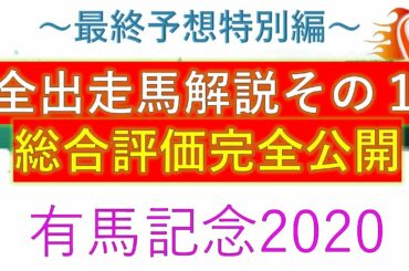 【有馬記念2020】　最終予想その１　本気で全集中で全出走馬解説　バビット　ワールドプレミア　ラヴズオンリーユー　キセキ　ラッキーライラック　本命馬につながる展開予想も