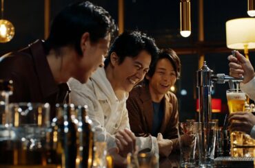 アサヒスーパードライ CM 「新しい年に、乾杯」篇 30秒 福山雅治 菅田将暉 中村倫也