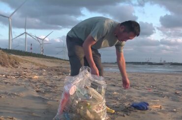 第７回　秋田の海で海洋プラスチックゴミ拾い