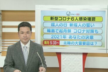 新型コロナ 新たに6人陽性 合宿参加の中高生3人感染 2021.1.11放送