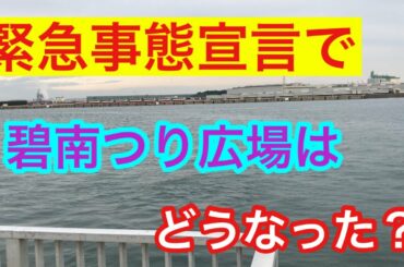 碧南つり広場 緊急事態宣言 海釣り広場