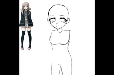 drawing chiaki nanami (danganronpa) |:| •Victøria cherry•