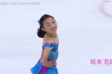 Kaori Sakamoto 坂本花織 - Japanese Novice Nationals 2012 (Novice A) & Interview