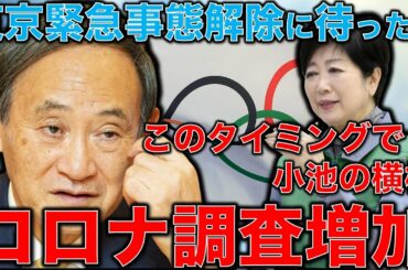 五輪中止。小池百合子が菅首相の背中を刺す！東京緊急事態宣言解除間近の段階で東京都がコロナの検査と調査を増加？！元博報堂作家本間龍さんと一月万冊清水有高。