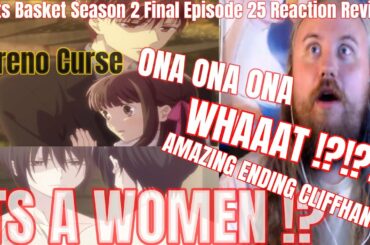 Fruits Basket Season 2 Final Episode 25 Reaction Review ITS A WOMEN !? Kureno Curse