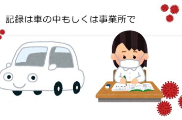 コロナ陽性者の自宅訪問