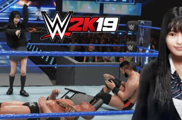 WWE 2K19 広瀬すずが女子マネになって凶器攻撃 ＋マネージャー操作解説 manager play CAW