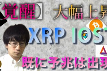 【仮想通貨ビットコイン，リップル，XEM,IOST,DOGE,BAT】XRP覚醒で大幅上昇の可能性！！