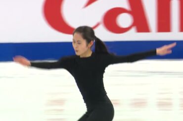 宮原知子＜世界フィギュアスケート選手権2021＞3月22日･公式練習