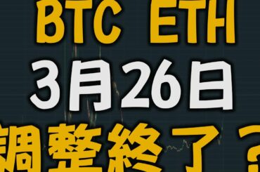 【3月26日 株、仮想通貨】調整終了とハイリスクなポートフォリオに