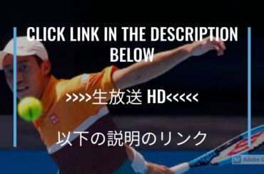 ATP@! 錦織圭 VS アルヤズ･ベデネ 生放送 生中継 無料 ドバイテニス選手権