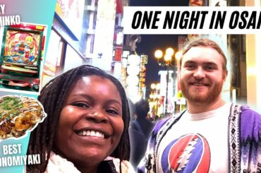 24 hours in Osaka Japan | Interracial couple travel #BWWM