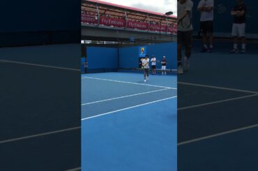 Kei Nishikori Practice at the 2015 Australian Open / 2015全豪　錦織圭　練習コート