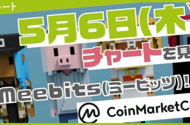 【仮想通貨】Meebits(ミービッツ)！！最新NFTプロジェクト！！【チャートを見る】【5月6日】