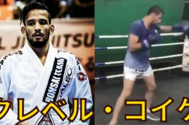 【朝倉未来と対戦】クレベル・コイケのミット打ちトレーニング風景 Kleber Koike Training