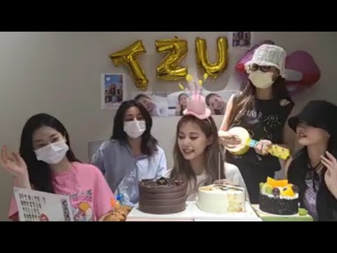 Twice日本語字幕 Twice Tzuyu Birthday ツウィの誕生日 Vlive Live 21年6月13 Full Sub Yayafa