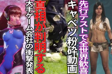 おいマジか...例のキャベツ粉砕動画の真相判明...UBIの内部崩壊が始まる...アクティビジョン今後の作品すべてにDEI導入と衝撃発表...モンハンワイルズ先行テスト発表だがPro民除外で阿鼻叫喚